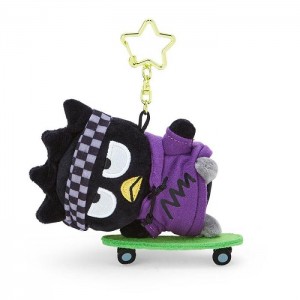 Hello Kitty Badtz-maru Plush Mascot Keychain (Sk8r Squad Series) Fialové Zelene | CZ_HK74834