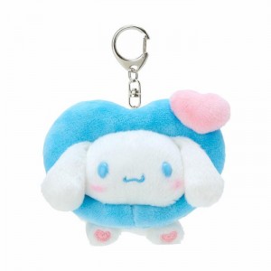 Hello Kitty Cinnamoroll Plush Mascot Keychain (Big Heart Series) Blankyt | CZ_HK33268