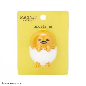 Hello Kitty Gudetama Mini Mascot Magnet Žluté | CZ_HK13785