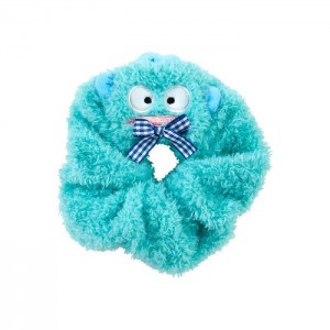 Hello Kitty Hangyodon Cozy Plush Scrunchie (Gingham Bow) Blankyt | CZ_HK67679