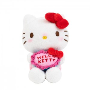 Hello Kitty Hello Kitty 50th Anniv. Plush Mascot Keychain (Full of Happy Series) Růžové | CZ_HK51789