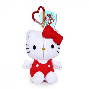 Hello Kitty Hello Kitty 50th Anniversary Plush Mascot (2018) Červené | CZ_HK69999