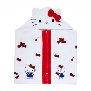 Hello Kitty Hello Kitty Cherry Kids Hooded Towel Bílé | CZ_HK97414