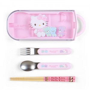 Hello Kitty Hello Kitty Everyday Utensil Set Trio Růžové | CZ_HK81276