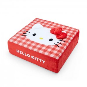 Hello Kitty Hello Kitty Floor Face Cushion Červené | CZ_HK35309