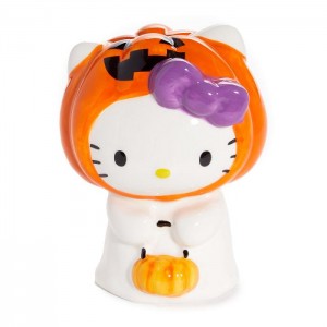 Hello Kitty Hello Kitty Halloween Trick or Treat Ghost Ceramic Figurine Oranžové | CZ_HK30972