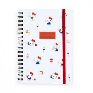 Hello Kitty Hello Kitty Lined Notebook (Elastic Closure) Bílé | CZ_HK81640