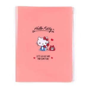 Hello Kitty Hello Kitty Multi-Pocket File Folder Růžové | CZ_HK81322