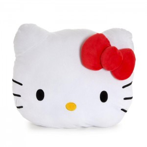 Hello Kitty Hello Kitty Plush Decorative Throw Pillow Bílé | CZ_HK68871