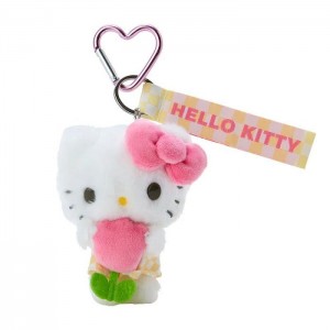 Hello Kitty Hello Kitty Plush Mascot Keychain (Pastel Check Series) Růžové | CZ_HK52383