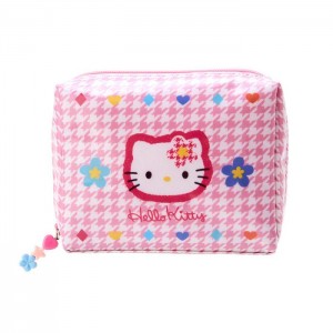 Hello Kitty Hello Kitty Zipper (Floral Houndstooth Series) Růžové | CZ_HK75506