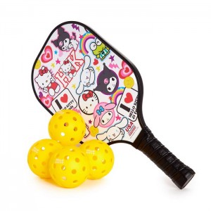 Hello Kitty Hello Kitty and Friends Pickleball Set Růžové Žluté | CZ_HK31046