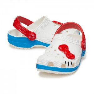 Hello Kitty Hello Kitty x Crocs Toddler I Am Classic Clog Bílé | CZ_HK92340