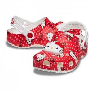 Hello Kitty Hello Kitty x Crocs Toddler Red Classic Clog Červené | CZ_HK30540