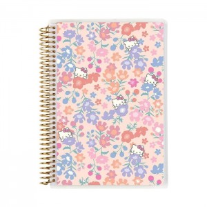 Hello Kitty Hello Kitty x Erin Condren Meadows A5 Coiled Notebook Růžové Blankyt | CZ_HK41841