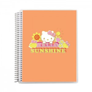 Hello Kitty Hello Kitty x Erin Condren Spiral Notebook (Hello Sunshine) Oranžové | CZ_HK31813