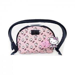 Hello Kitty Hello Kitty x Impressions Vanity Clutch Set (Pink) Růžové | CZ_HK70703