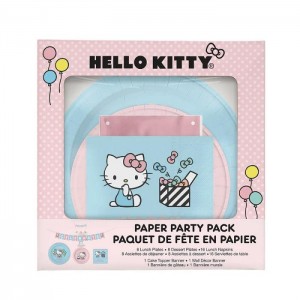 Hello Kitty Hello Kitty x Studio Oh! Happy Birthday Paper Party Pack Růžové | CZ_HK25448