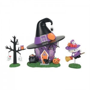 Hello Kitty Hello Kitty's Halloween Witch Tower Figurine Set Fialové | CZ_HK86582