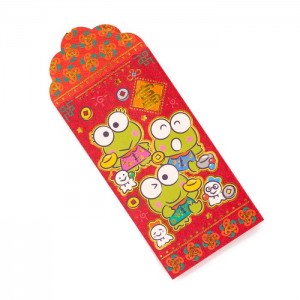 Hello Kitty Keroppi 8-pc Vertical Enclosure Envelopes (Red) Červené | CZ_HK34577