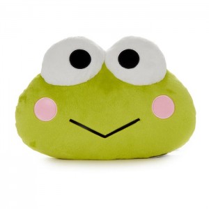 Hello Kitty Keroppi Large 16" Face Plush (Kero-Dot Series) Zelene | CZ_HK55503