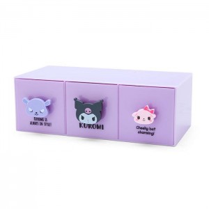 Hello Kitty Kuromi 3-Tier Besties Stacking Container Fialové | CZ_HK67648