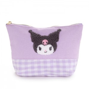 Hello Kitty Kuromi Chenille Gingham Zipper Fialové | CZ_HK22381