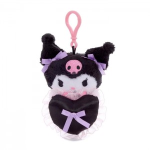 Hello Kitty Kuromi Lovely Ribbons Mascot Clip Fialové Černé | CZ_HK71924