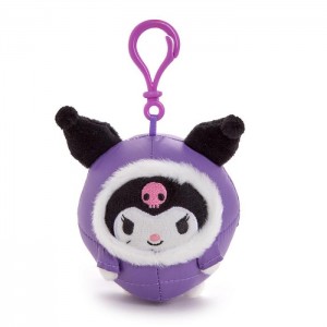 Hello Kitty Kuromi Mascot Clip (Winter Puffer Series) Fialové | CZ_HK11457