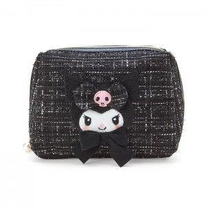 Hello Kitty Kuromi Mini Zipper (Winter Tweed Series) Černé | CZ_HK51743