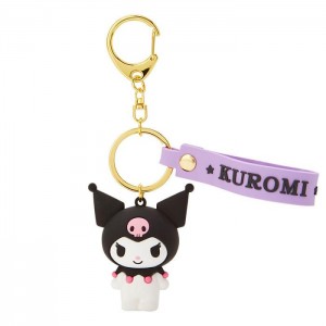 Hello Kitty Kuromi Signature Keychain Černé | CZ_HK54912