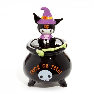 Hello Kitty Kuromi Witch Lidded Ceramic Candy Bowl Černé | CZ_HK97859