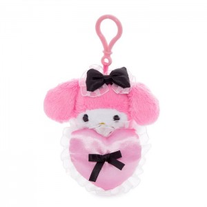 Hello Kitty My Melody Lovely Ribbons Mascot Clip Růžové | CZ_HK65763