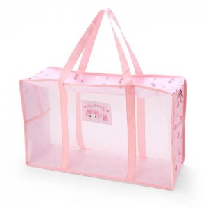 Hello Kitty My Melody Mesh Storage Tote (Large) Růžové | CZ_HK82967