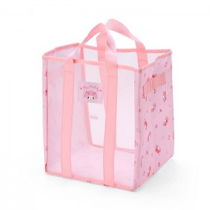 Hello Kitty My Melody Mesh Storage Tote (Medium) Růžové | CZ_HK36116