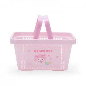 Hello Kitty My Melody Mini Shopping Storage Basket Růžové | CZ_HK87596