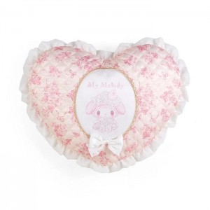 Hello Kitty My Melody Quilted Throw Pillow (White Strawberry Series) Růžové | CZ_HK12841