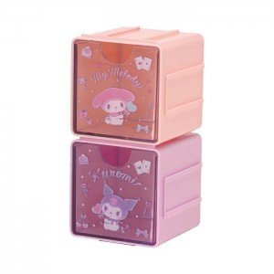 Hello Kitty My Melody & Kuromi Cubic Storage Containers (Set of 2) Růžové | CZ_HK57554