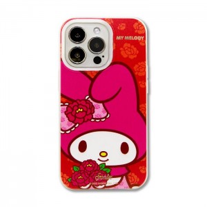 Hello Kitty My Melody x Sonix Pretty Peony iPhone Case Červené Viacfarebný | CZ_HK38271