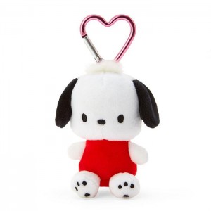 Hello Kitty Pochacco Plush Mascot All My Heart Keychain Červené | CZ_HK67001