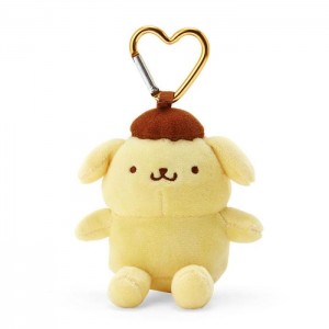 Hello Kitty Pompompurin Plush Mascot All My Heart Keychain Žluté | CZ_HK33402