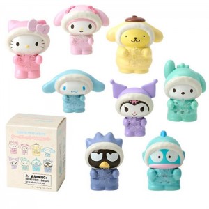 Hello Kitty Sanrio Characters Mini Figurine Blind Box (Winter Snowsuit Series) Viacfarebný | CZ_HK13438