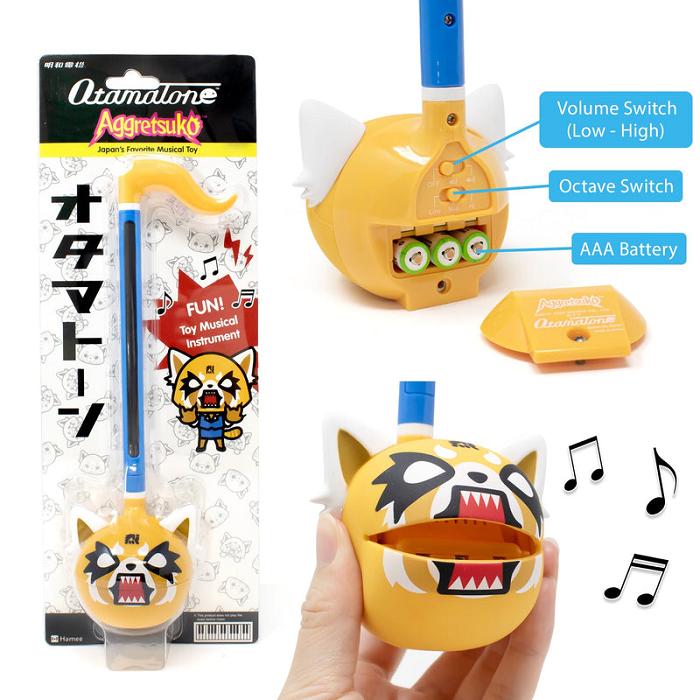 Hello Kitty Aggretsuko Otamatone Musical Toy (Rage) Žluté Blankyt | CZ_HK48123