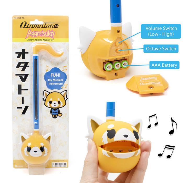 Hello Kitty Aggretsuko Otamatone Musical Toy (Sweet) Žluté Blankyt | CZ_HK84034