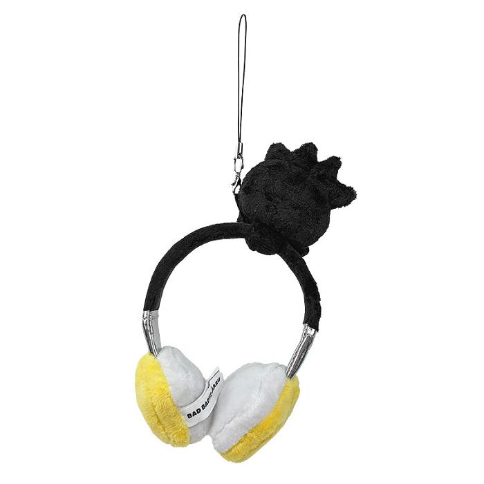 Hello Kitty Badtz-maru Plush Headphones Bag Charm Černé | CZ_HK67880