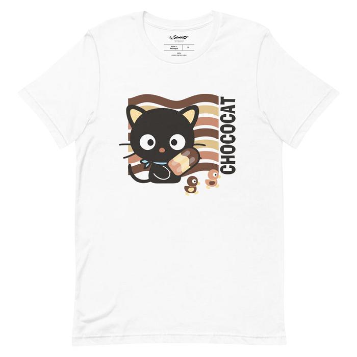 Hello Kitty Chococat Neopolitan Ice Cream Tee Růžové | CZ_HK40908