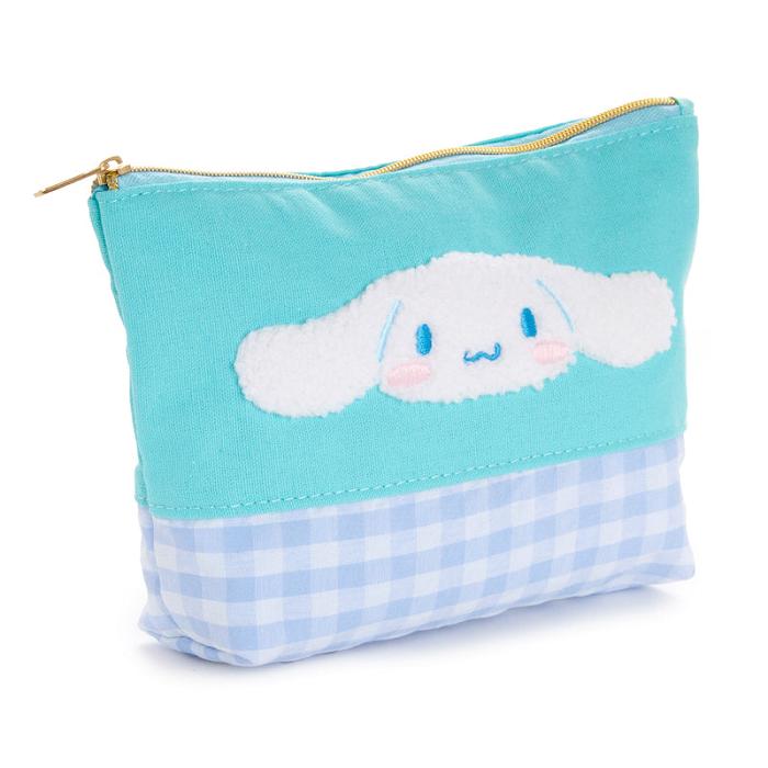 Hello Kitty Cinnamoroll Chenille Gingham Zipper Blankyt | CZ_HK71820