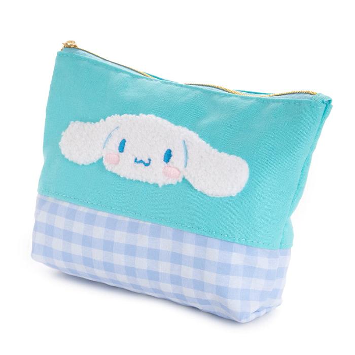 Hello Kitty Cinnamoroll Chenille Gingham Zipper Blankyt | CZ_HK71820