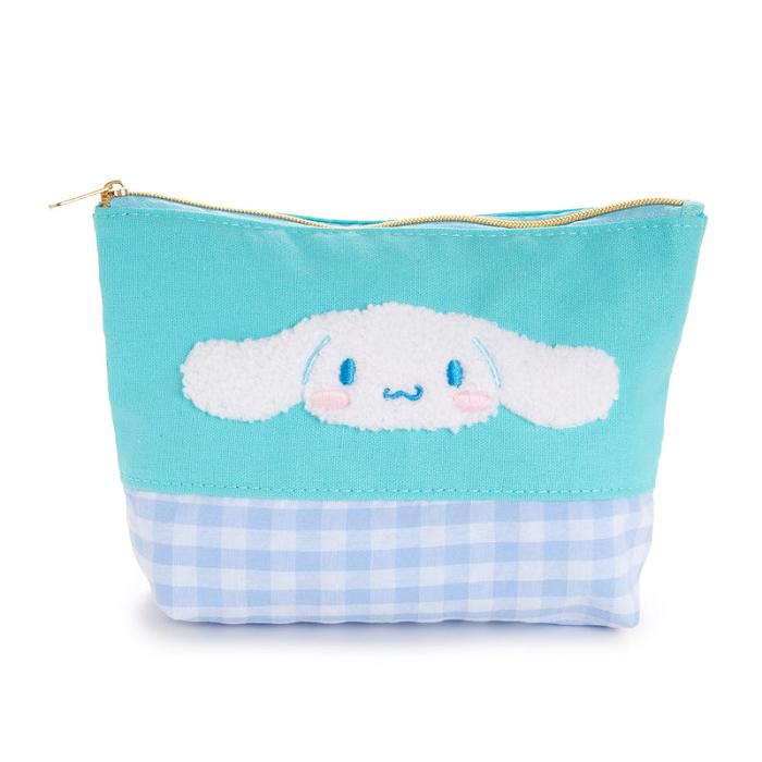 Hello Kitty Cinnamoroll Chenille Gingham Zipper Blankyt | CZ_HK71820