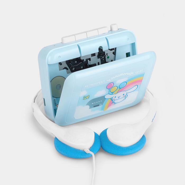 Hello Kitty Cinnamoroll Classic CP-81 Portable Cassette Player Blankyt | CZ_HK80537